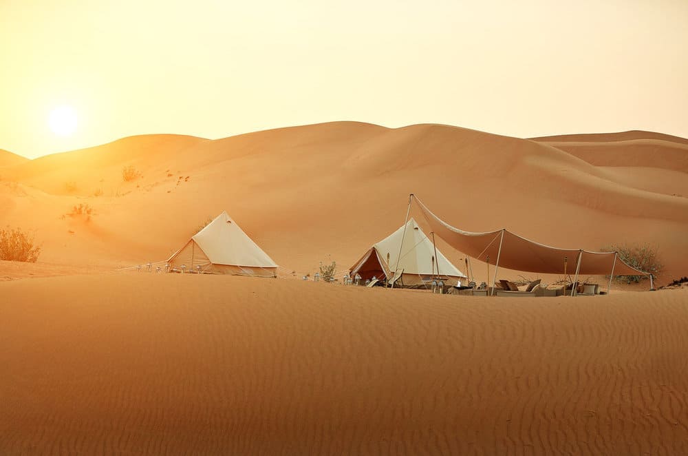 Séjour de luxe dans le désert