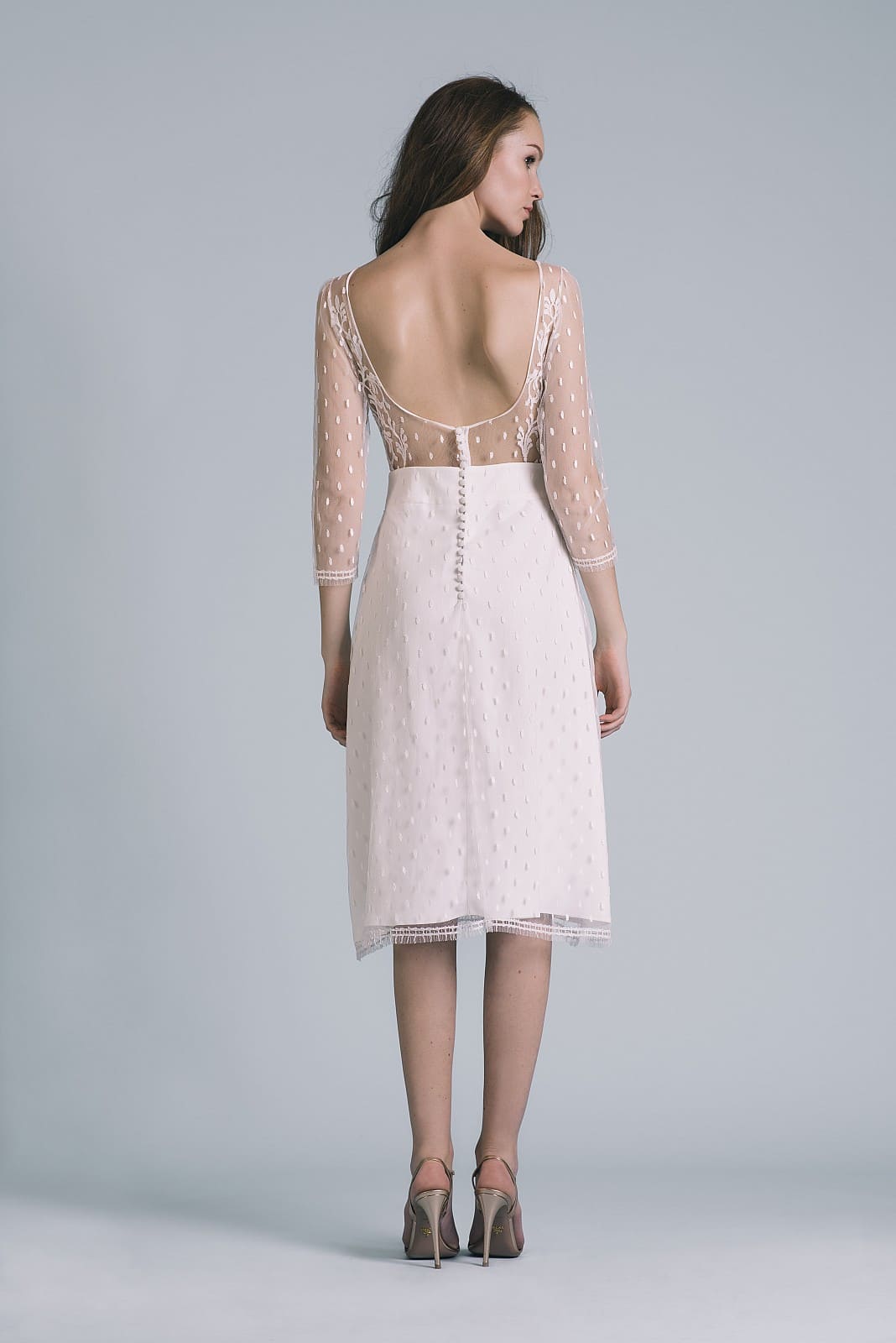 Robe de mariée courte ELOISE par Atelier Anonyme