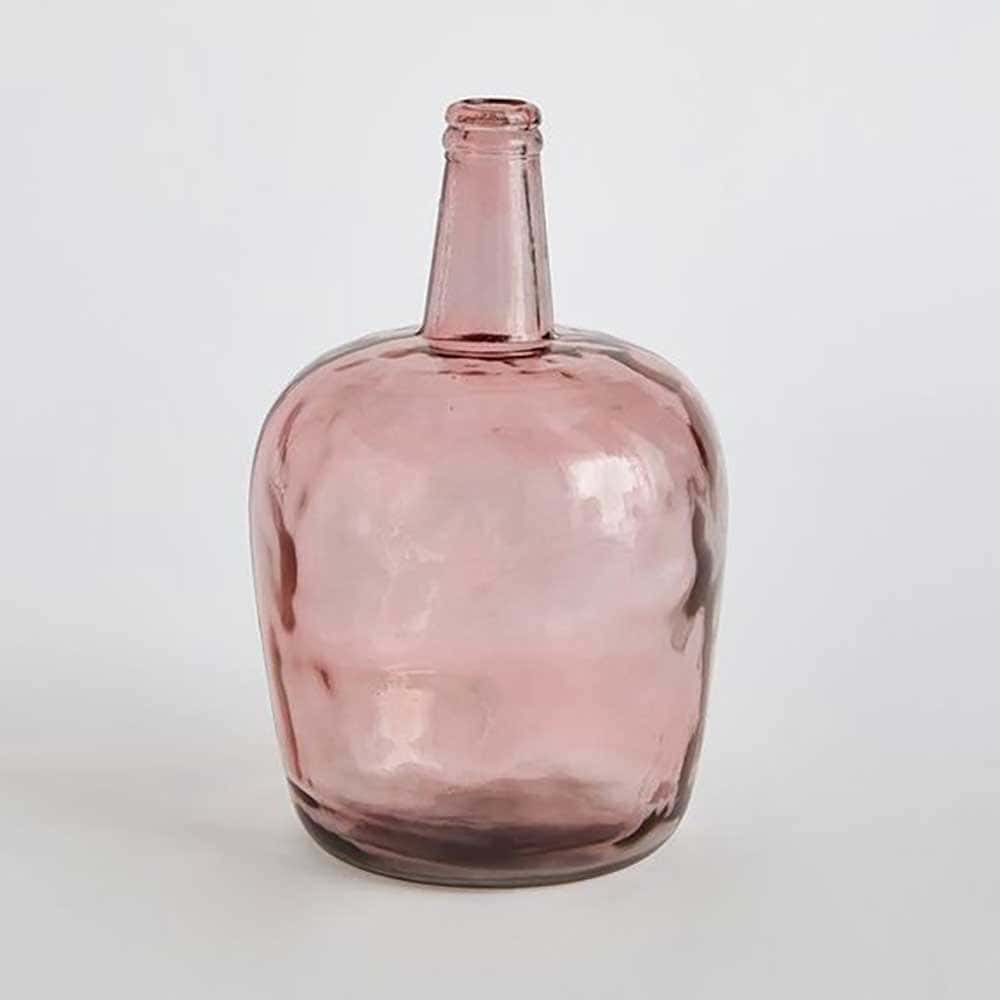 Vase de style Dame Jeanne de couleur rose - Decorazine.fr