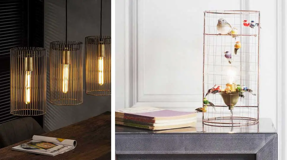 Lampe cage décorative - Decorazine.fr
